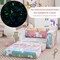 2-in-1 Convertible Round Corners Kid's Sofa With wide Backrest, Ergonomic Armrests